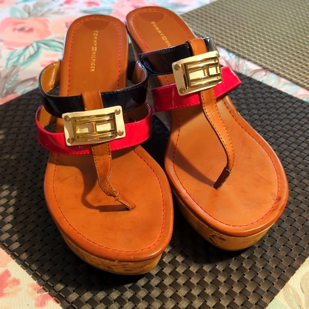 Tommy Hilfiger wedge sandals